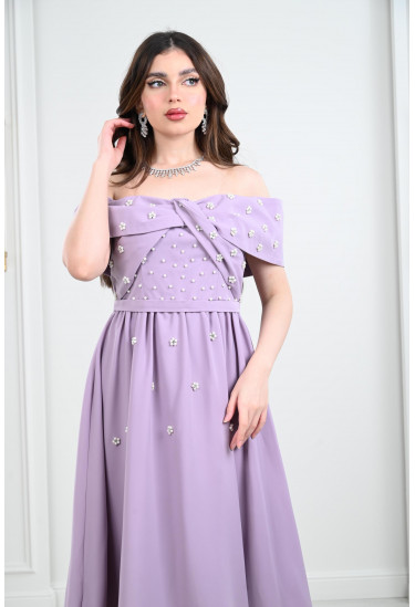 فستان ميدي نسائي للسهرات