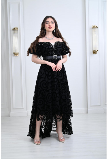 فستان سهرة نسائي بتصميم عصري