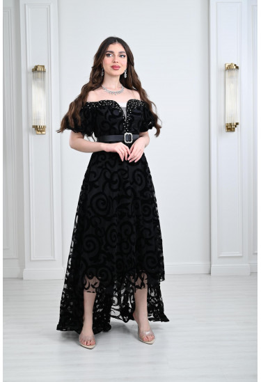 فستان سهرة نسائي بتصميم عصري