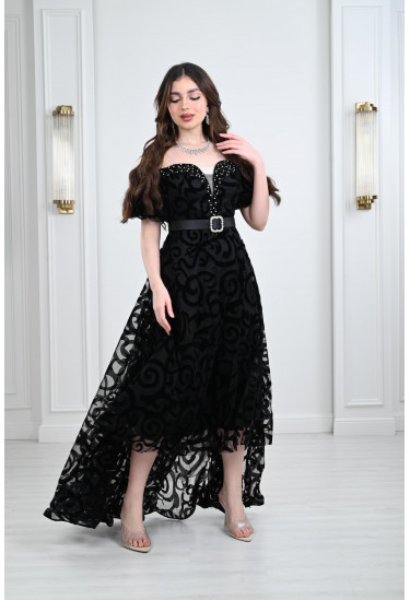 فستان سهرة نسائي بتصميم عصري