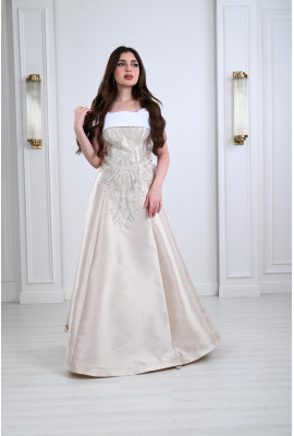 فستان للمناسبات نسائي مطرز