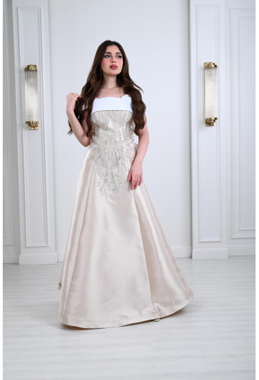 فستان للمناسبات نسائي مطرز فستان للمناسبات نسائي مطرز