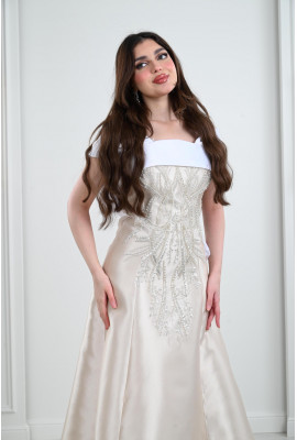 فستان للمناسبات نسائي مطرز