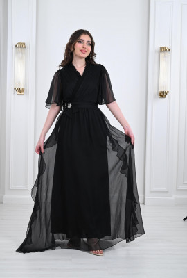 فستان سهرة نسائي بسيط 