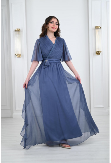 فستان سهرة نسائي بسيط 