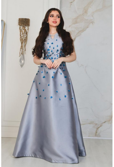 فستان ستان سهرة نسائي فستان ستان سهرة نسائي