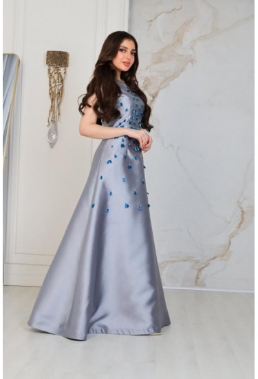 فستان ستان سهرة نسائي فستان ستان سهرة نسائي