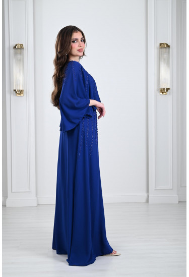 فستان نسائي سهرة بكيب قصير فستان نسائي سهرة بكيب قصير