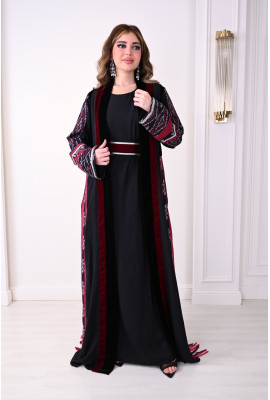 جلابية ملكية مع بشت فاخر وأنيق