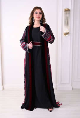 جلابية ملكية مع بشت فاخر وأنيق