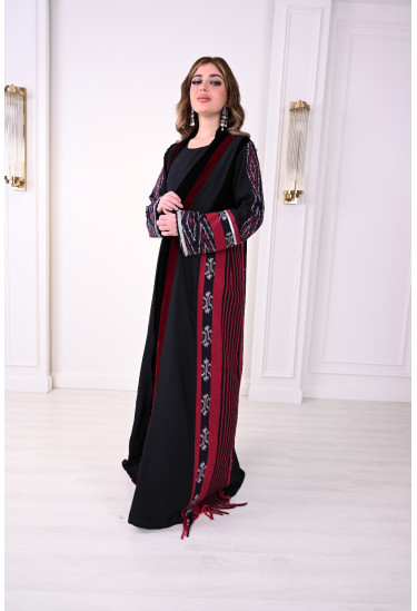 جلابية ملكية مع بشت فاخر وأنيق