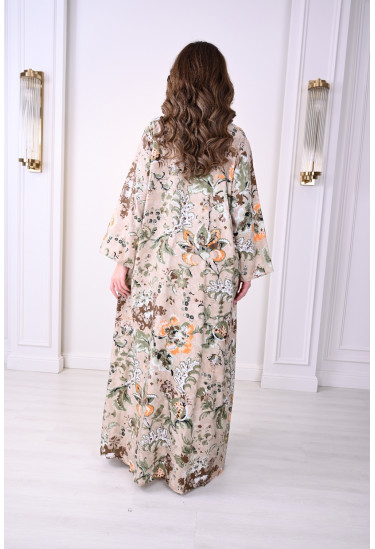 جلابية فاخرة بتصميم عصري وألوان زاهية