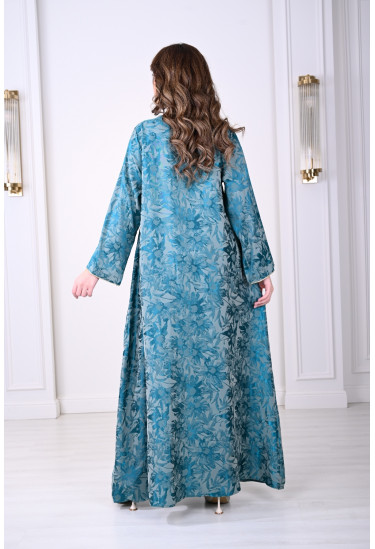 جلابية فاخرة مع تطريز ذهبي يعزز الأناقة جلابية فاخرة مع تطريز ذهبي يعزز الأناقة