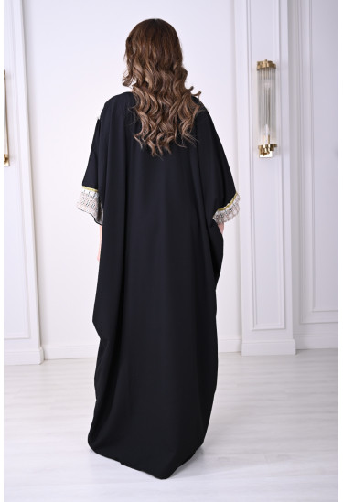 جلابية فاخرة كروشيه بشرابات عصرية