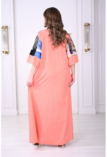 جلابية فاخرة مزخرفة بألوان انيقة