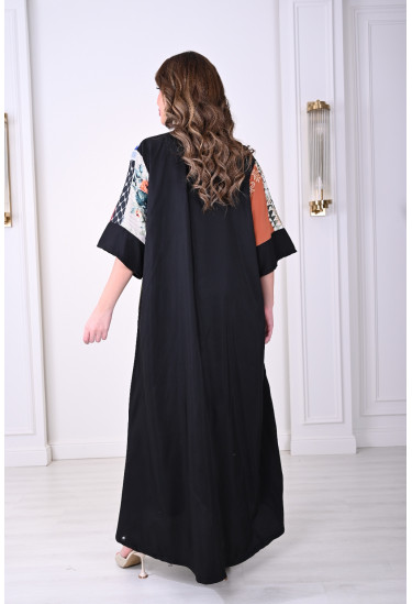 جلابية فاخرة مزخرفة بألوان انيقة