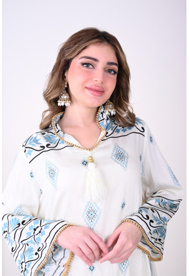 جلابية فاخرة تصميم اندلسي راقي