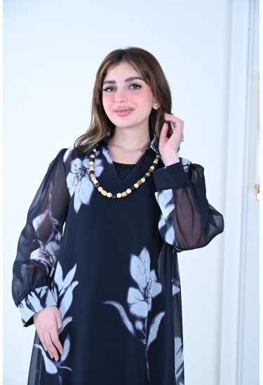 فستان فاخر تصميم ناعم وأنيق بلمسة راقية