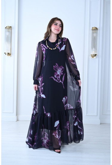 فستان فاخر تصميم ناعم وأنيق بلمسة راقية