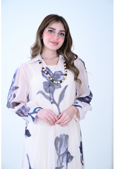 فستان فاخر تصميم ناعم وأنيق بلمسة راقية