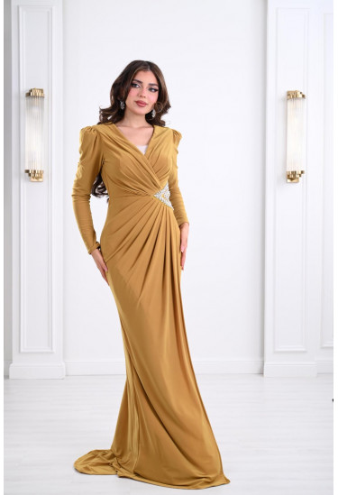 فستان نسائي بنمط لف فريد فستان نسائي بنمط لف فريد