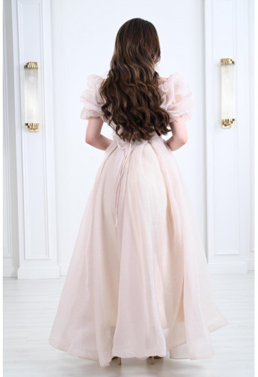 فستان سهرة بطابع الأميرات 