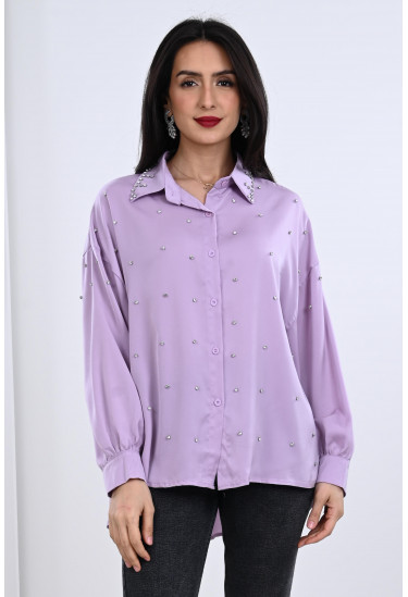 بلوزة نسائي كلاسيكي مطرز بلوزة نسائي كلاسيكي مطرز