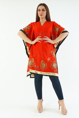 بلوزة يومية مشجرة بنقشه جميله13