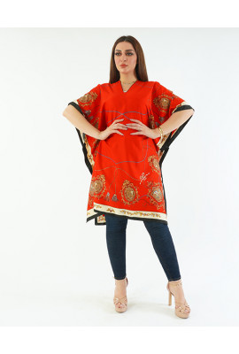 بلوزة يومية مشجرة بنقشه جميله13 بلوزة يومية مشجرة بنقشه جميله13