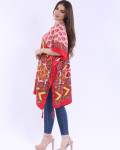 بلوزة يومية مشجرة بنقشه جميله8
