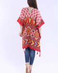 بلوزة يومية مشجرة بنقشه جميله8