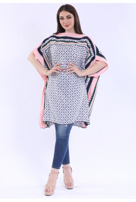 بلوزة يومية مشجرة بنقشه جميله