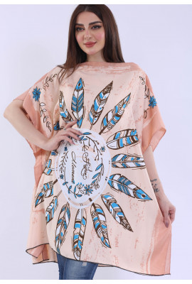 بلوزة يومية مشجرة بنقشه جميله بلوزة يومية مشجرة بنقشه جميله