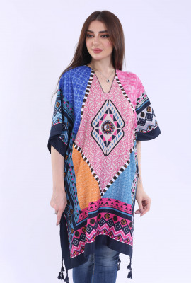 بلوزة يومية مشجرة بنقشه جميله14