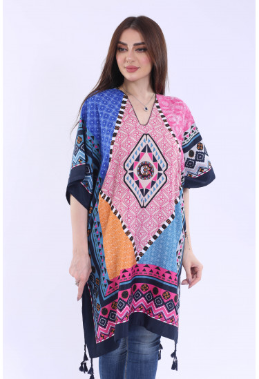 بلوزة يومية مشجرة بنقشه جميله14