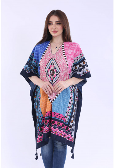 بلوزة يومية مشجرة بنقشه جميله14