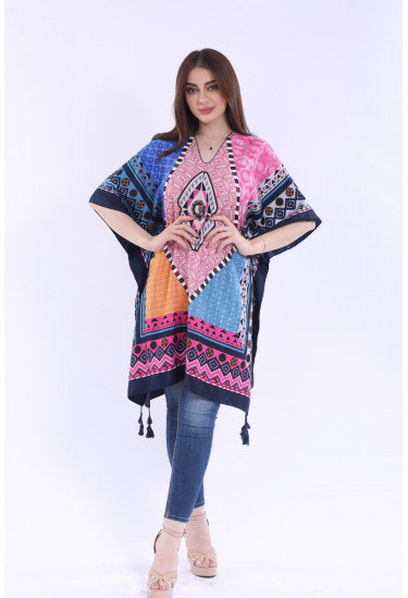 بلوزة يومية مشجرة بنقشه جميله14