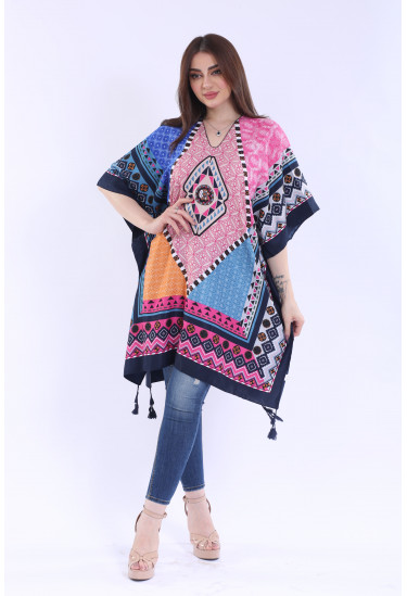 بلوزة يومية مشجرة بنقشه جميله14