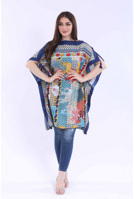 بلوزة يومية مشجرة بنقشه جميله26