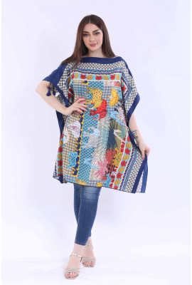 بلوزة يومية مشجرة بنقشه جميله26