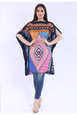 بلوزة يومية مشجرة بنقشه جميله