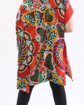 بلوزة يومية مشجرة بنقشه جميله1