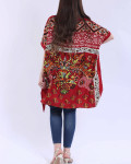 بلوزة يومية مشجرة بنقشه جميله6