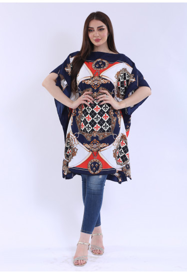 بلوزة يومية مشجرة بنقشه جميله بلوزة يومية مشجرة بنقشه جميله