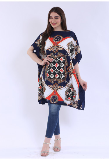 بلوزة يومية مشجرة بنقشه جميله بلوزة يومية مشجرة بنقشه جميله