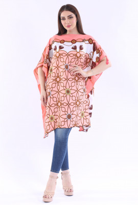 بلوزة يومية مشجرة بنقشه جميله