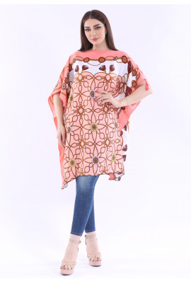 بلوزة يومية مشجرة بنقشه جميله