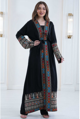 جلابية تراثية بتفاصيل جميل