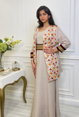 جلابية طويلة قطعتين