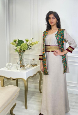 جلابية طويلة قطعتين